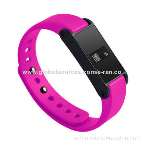 ER-W06 0.49-inch OLED Screen Pedometer Wristwatch, 2.4GHz CPU Speed, 42*17.6*8.3mm Size